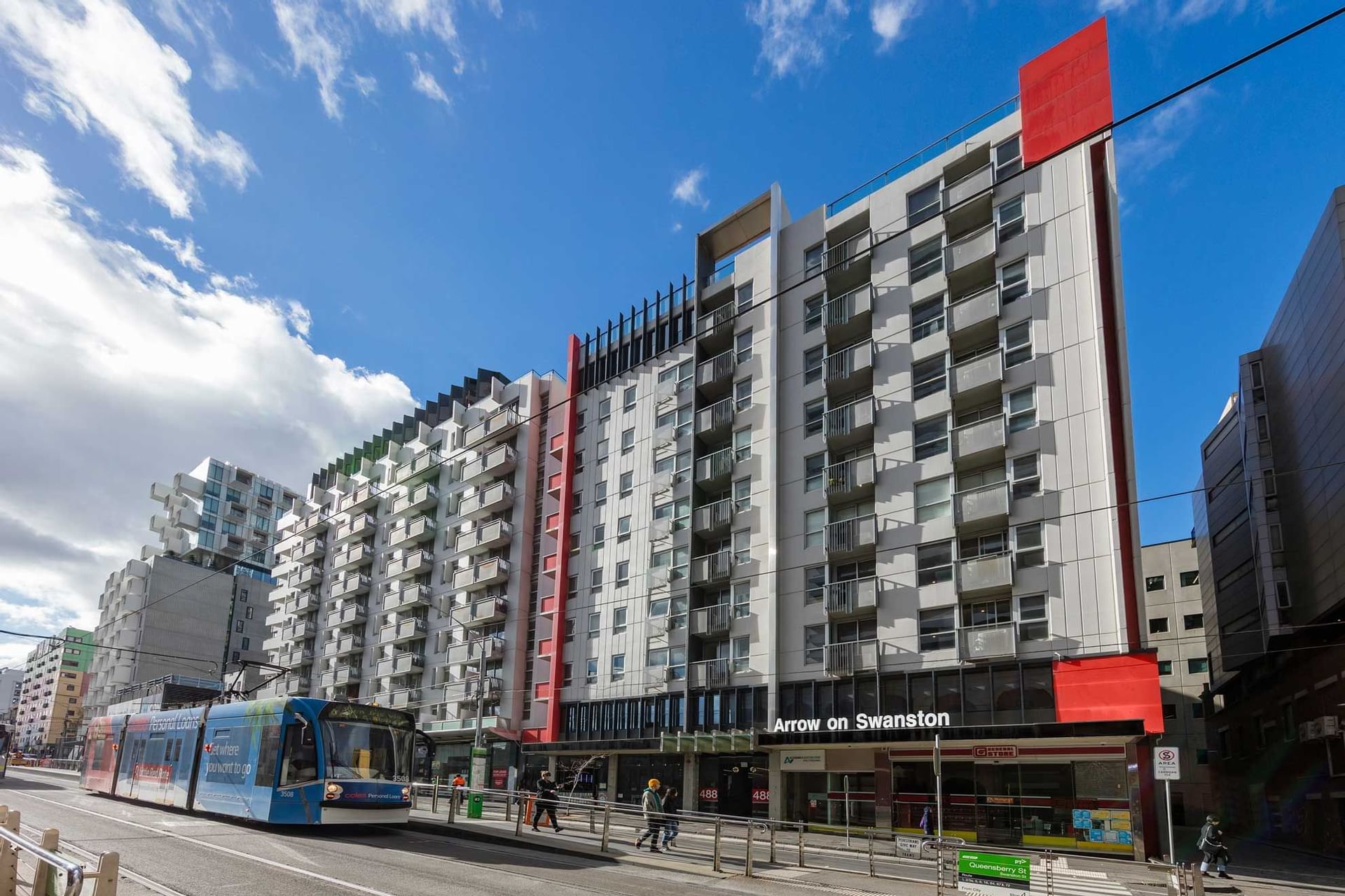 Swanston Street apartment building in Carlton